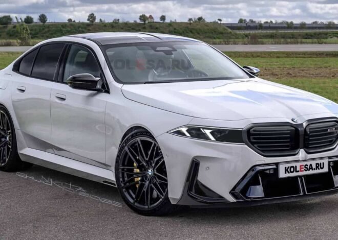 2028 BMW M5 Rendered Without The Neue Klasse Grille