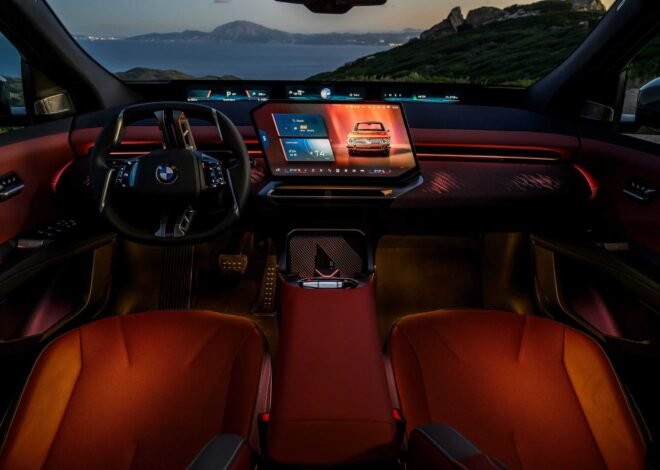 The New BMW iX3’s Interior Looks Cozy At Night