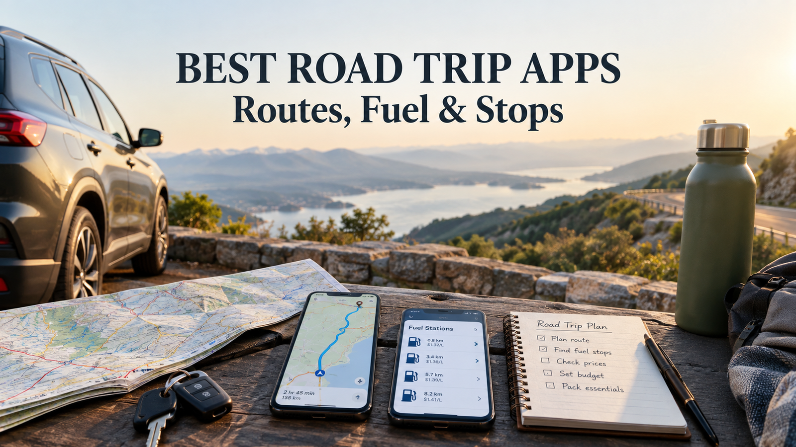 Best Road Trip Apps for Planning Your Route, Fuel & Stops