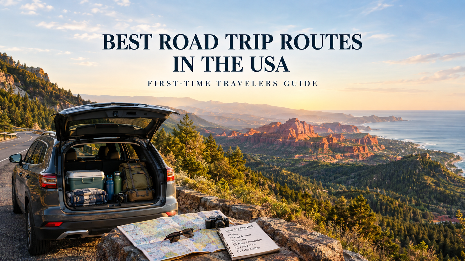 Best Road Trip Routes in the USA for First-Time Travelers