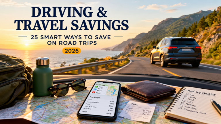 Driving & Travel Savings 25 Practical Ways to Save Money on Road Trips