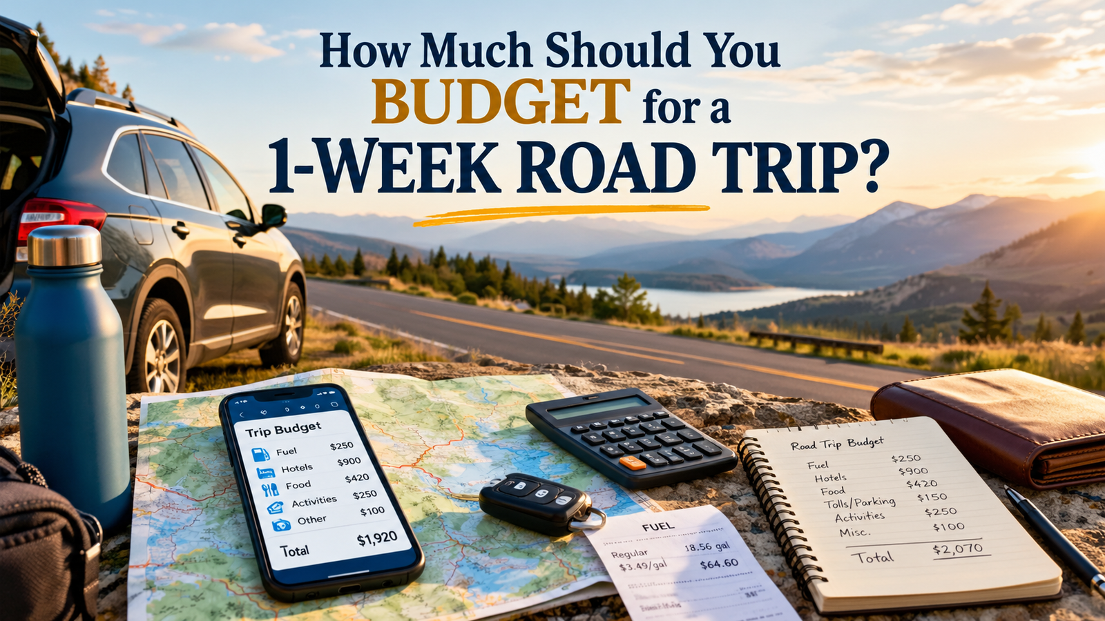 How Much Should You Budget for a 1-Week Road Trip