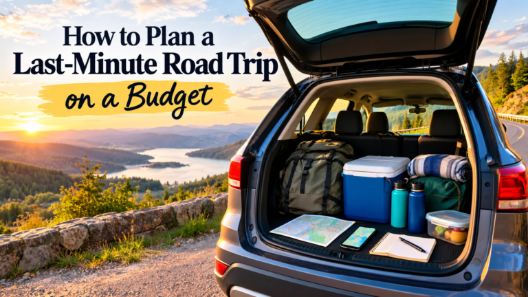 How to Plan a Last-Minute Road Trip on a Budget