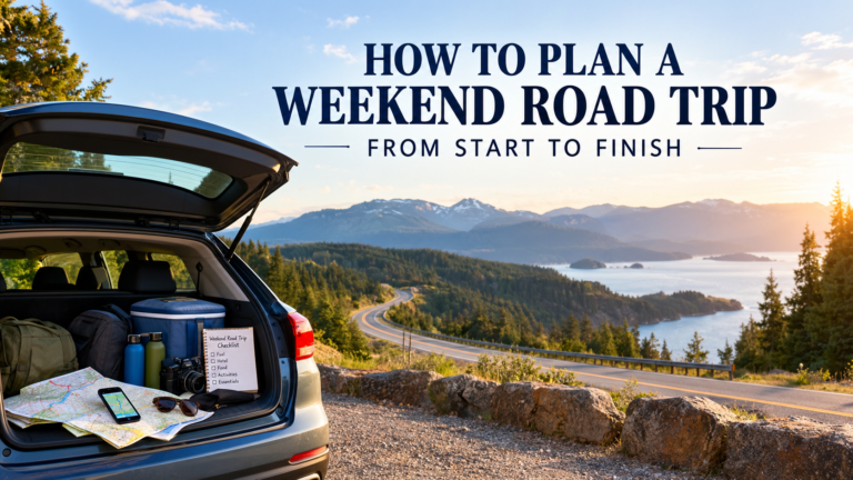 How to Plan a Weekend Road Trip From Start to Finish