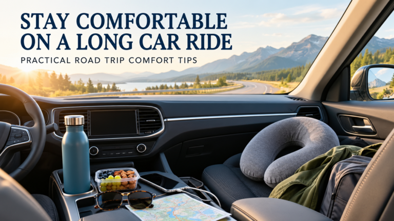 How to Stay Comfortable During a Long Car Ride